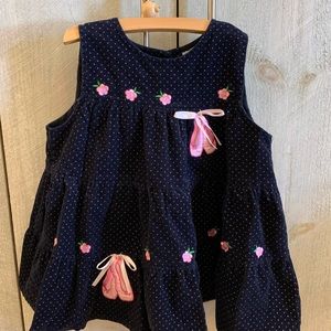 Rare, Too! Navy Blue Corduroy Jumper